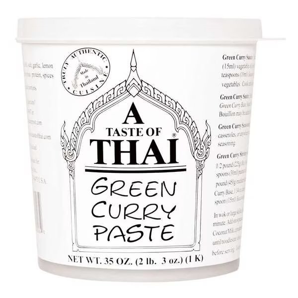 Green Curry Paste, PK3, A Taste Of Thai, Mfr#: 8064