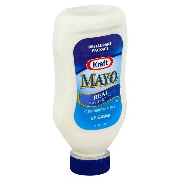 Kraft Real Mayo 12 fl. oz. Bottle, PK12, Kraft, Mfr#: 10021000052933