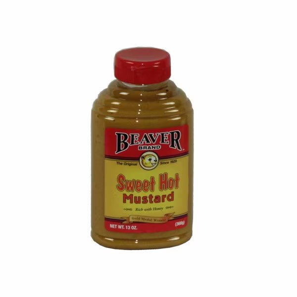 Beaver Sweet Hot Mustard 13 oz. Bottle, PK6, Beaver, Mfr#: 209