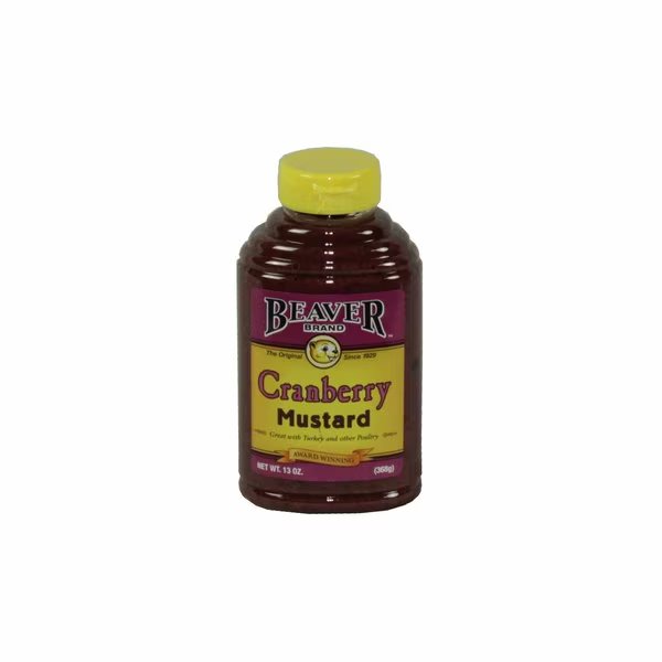 Beaver Cranberry Mustard 13 oz. Bottle, PK6, Beaver, Mfr#: 277
