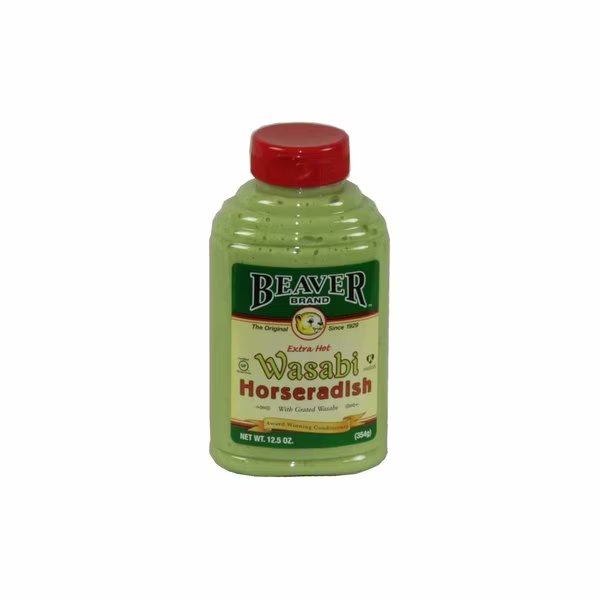 Beaver Wasabi Horseradish 12.5 oz. Bottle, PK6, Beaver, Mfr#: 300