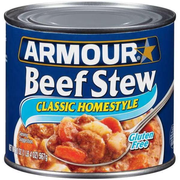 Armour Beef Stew 20 oz., PK12, Armour, Mfr#: 5410033851