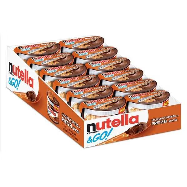 Nutella & Go 12 Count Pretzel Tray 1.9 oz., PK48, Nutella, Mfr#: 80401