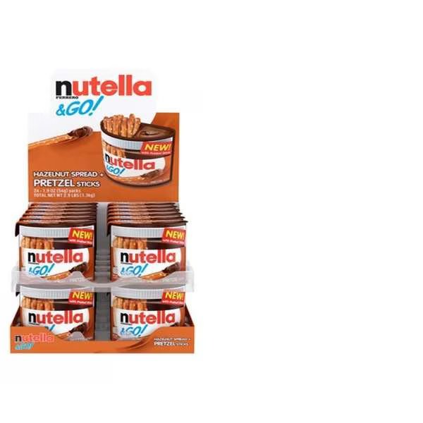Nutella & Go Display - 1.9 oz. Pretzel, PK24, Nutella, Mfr#: 80402