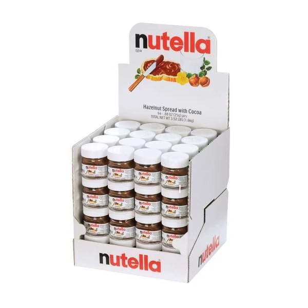 Nutella Hazelnut Spread With Cocoa .88 oz., PK64, Nutella, Mfr#: 87013