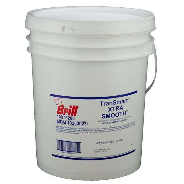 Brill Transmart Extra Smooth Pail Icing 35lbs, Brill, Mfr#: 10203023