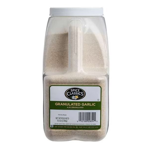 Spice Classics Granulated Garlic 6.5lbs, PK3, Spice Classics, Mfr#: 901057368