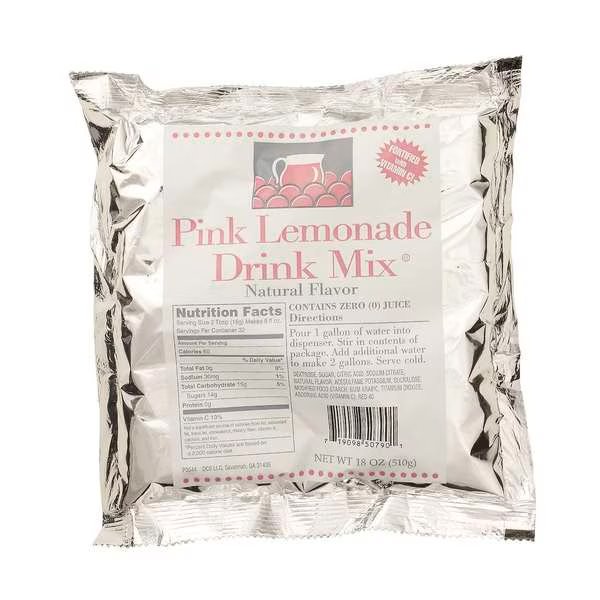 Drink Mix Pink Lemonade 18 oz., PK12, Thirst Ease, Mfr#: 50790
