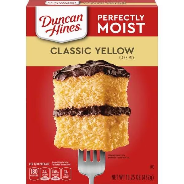 Duncan Hines Classic Cake Mix 15.25 oz., PK12, Duncan Hines, Mfr#: 4420930749