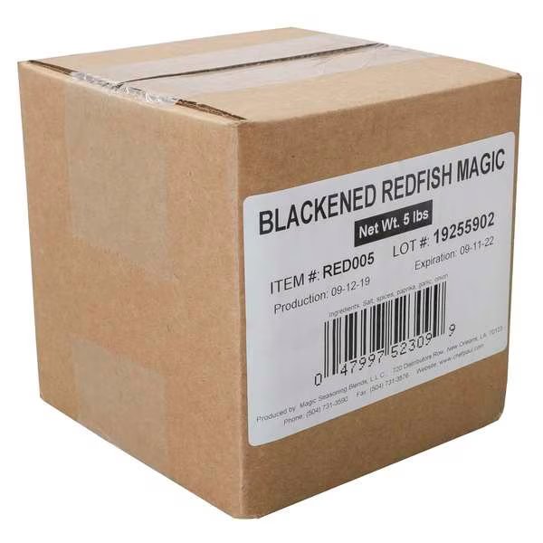 Magic Seasoning Blackened Redfish Seasoning 5lbs, Magic Seasoning, Mfr#: RED005