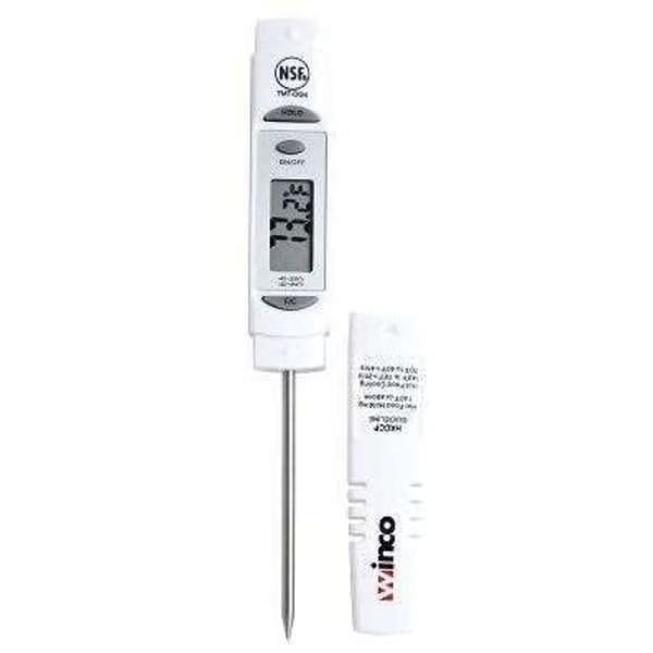 Winco 3" 1.25 Lcd Digital Probe White Thermometer, Winco, Mfr#: TMT-DG4