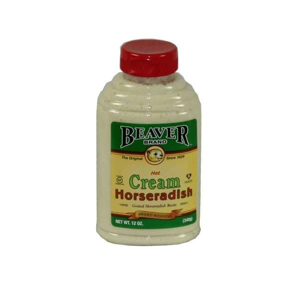 Beaver Cream Style Horseradish Mustard 12 oz. Bottle, PK6, Beaver, Mfr#: 210