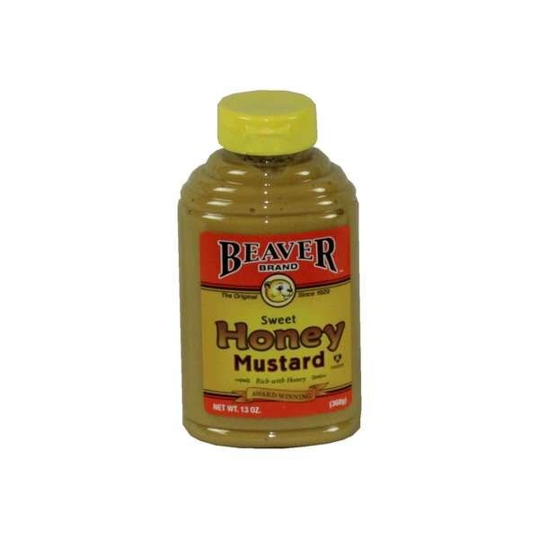 Beaver Honey Mustard 13 oz. Bottle, PK6, Beaver, Mfr#: 227