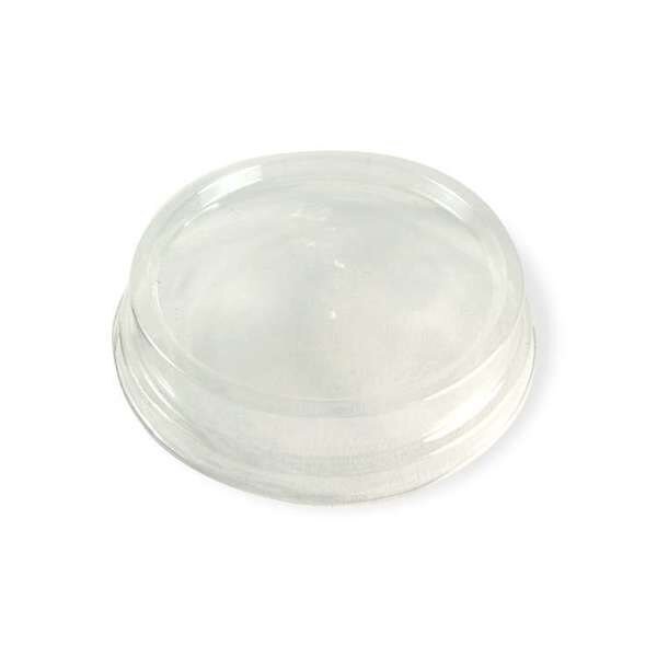 World Centric 4-9 oz. Ingeo Compostable Clear Raised Lid, PK2000, World Centric, Mfr#: CPL-CS-9