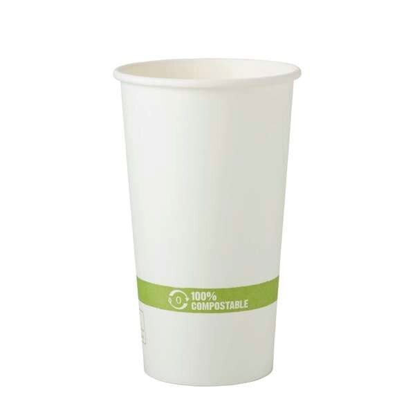 World Centric 20 oz. Paper FSC Mix Compostable Hot Bowl, PK1000, World Centric, Mfr#: CU-PA-20