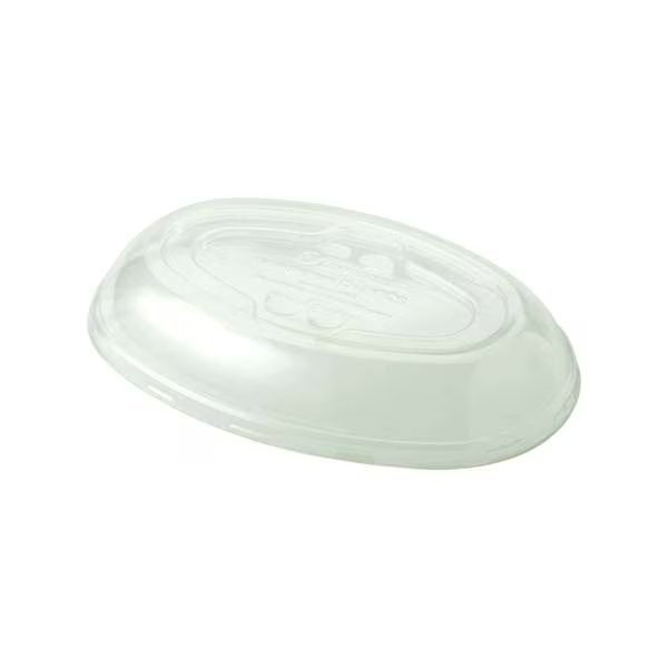 World Centric Ingeo Compostable Small Burrito Bowl Lid, PK50, World Centric, Mfr#: BOL-CS-UBBS