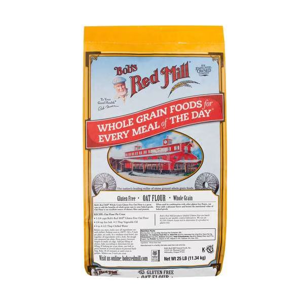 Bob's Red Mill Gluten Free Oat Flour 25lbs, Bobs Red Mill Natural Foods, Mfr#: 1984B25