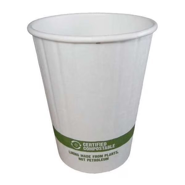 World Centric 12 oz. Paper Compostable Double Wall Hot Bowl, PK1000, World Centric, Mfr#: CU-PA-12D