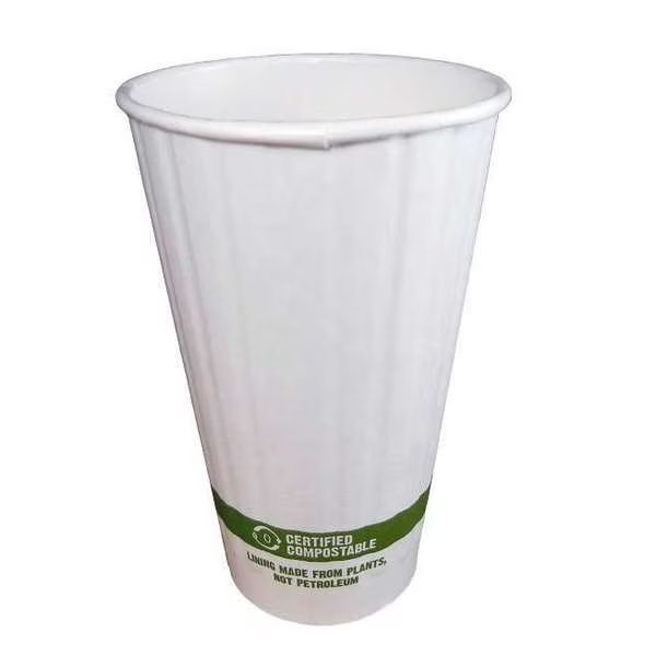 World Centric 16 oz. Double Wall Hot Bowl With Bio Lining, PK600, World Centric, Mfr#: CU-PA-16D