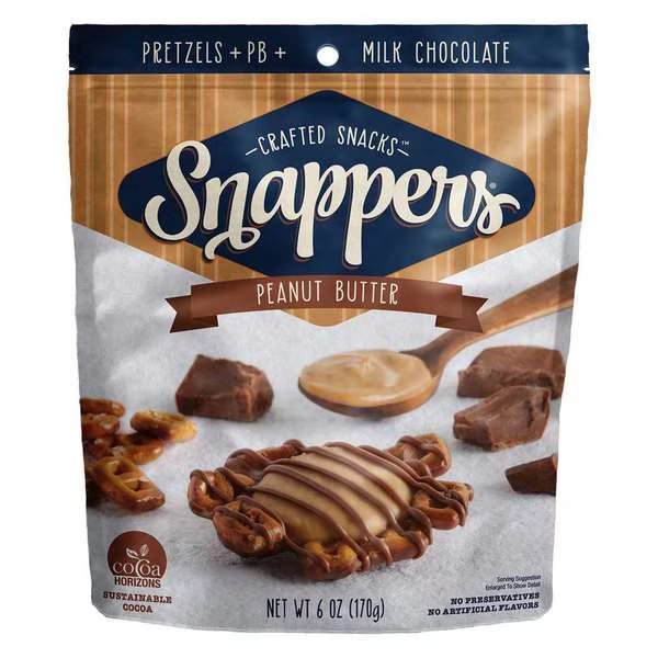 Peanut Butter Milk Chocolate 6 oz., PK6, Snappers, Mfr#: 212-10128