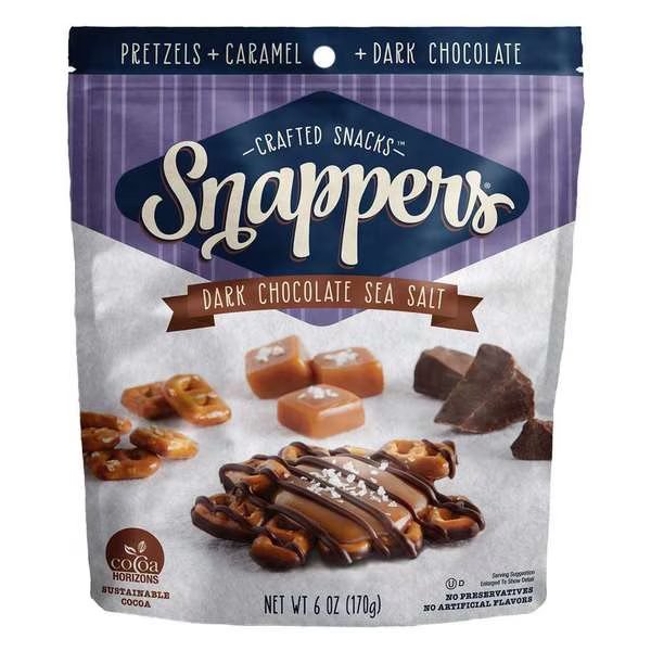 Dark Chocolate Sea Salt 6 oz., PK6, Snappers, Mfr#: 212-10120