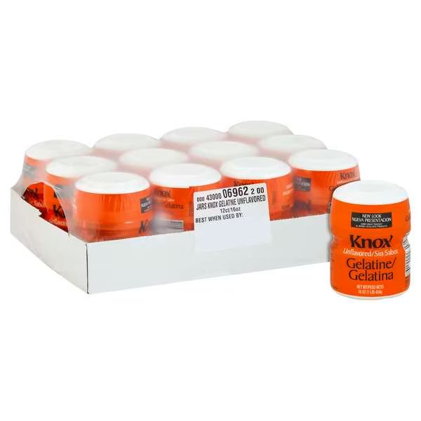 Knox Unflavored Gelatin 1lbs, PK12, Knox, Mfr#: 00043000069622