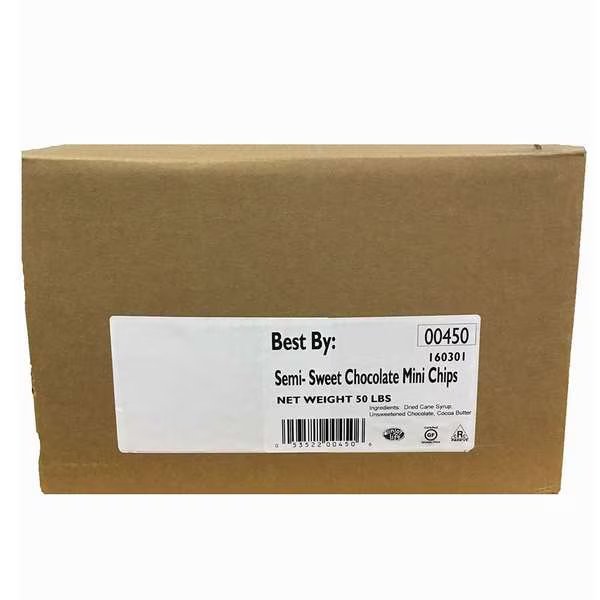 Mini Chips - Semi-Sweet - Bulk 501Bs, Enjoy Life, Mfr#: F00450W