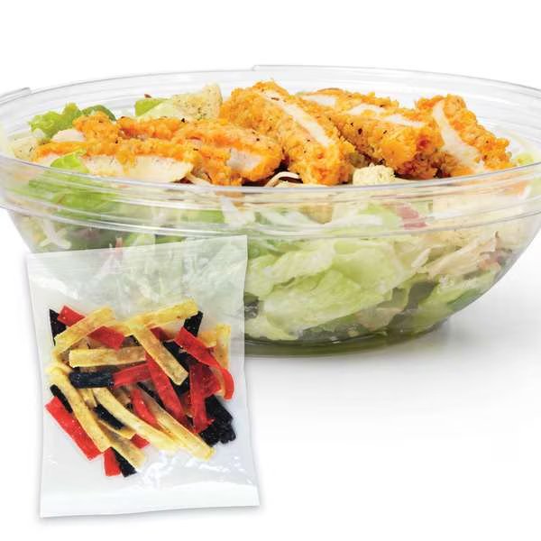 Fresh Gourmet Tri-Color Tortilla Strips .5 oz., PK100, Fresh Gourmet, Mfr#: 43098