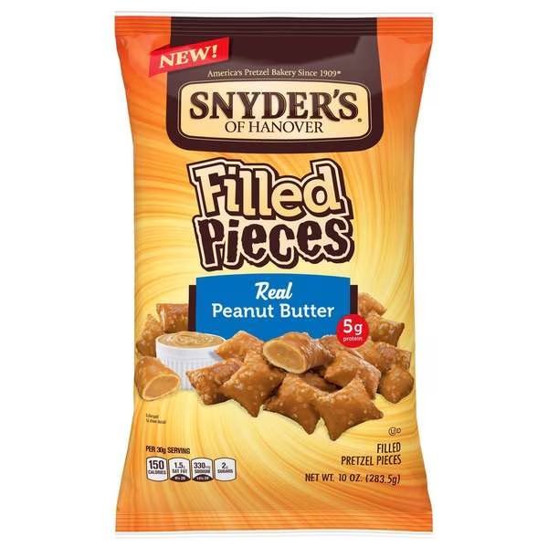 Snyder's Of Hanover Peanut Butter Filled Pretzel Pieces 10 oz., PK12, Snyders Of Hanover, Mfr#: 107178