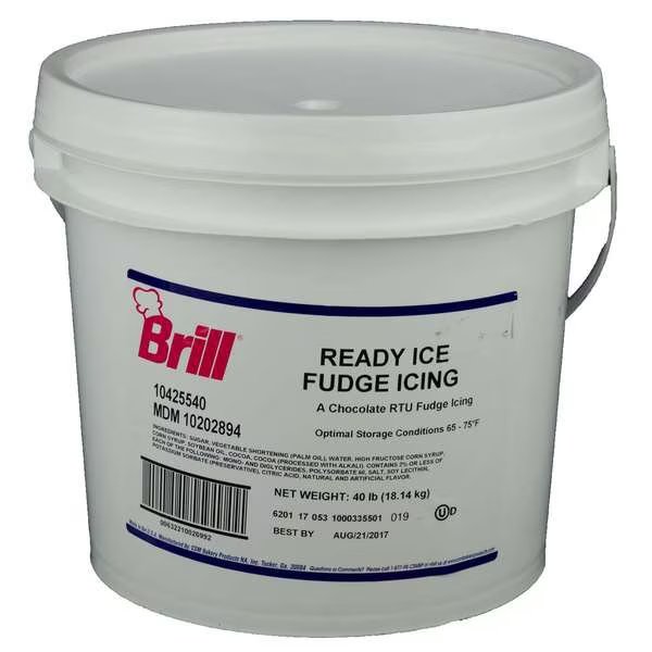 Fudge Icing 40lbs, Brill, Mfr#: 10202894