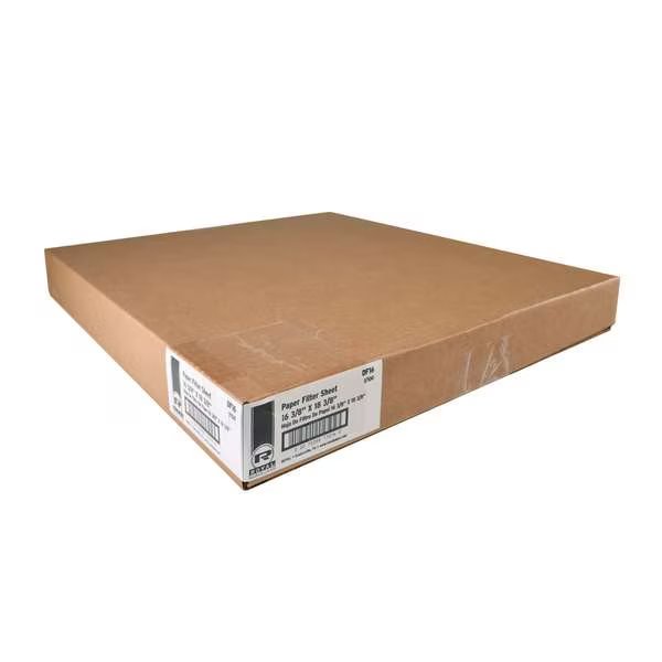 Royal 16.38"x18.38" Paper Filter Sheet, PK100, Amercareroyal, Mfr#: DF16