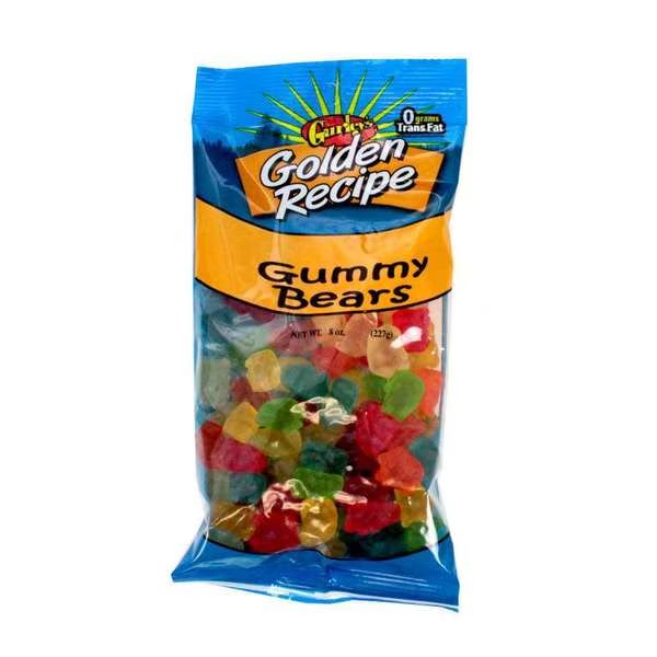 Golden Recipe Gummy Bears 8 oz., PK8, Golden Recipe, Mfr#: 7619