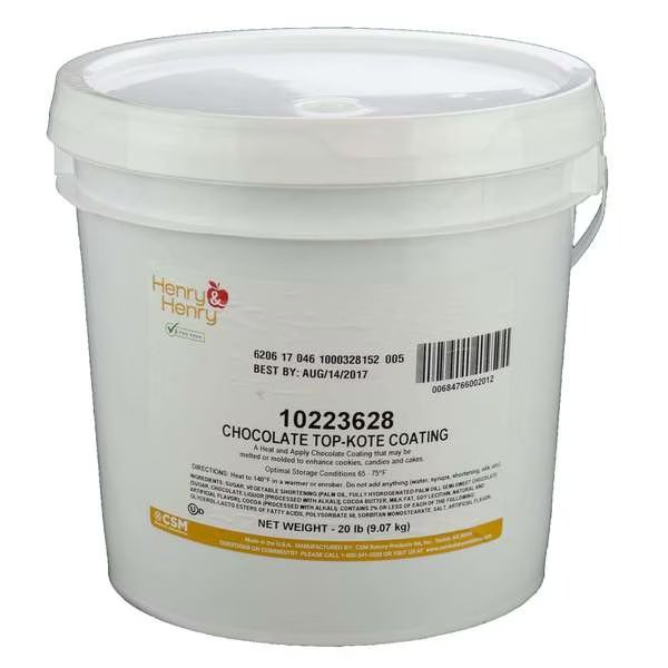 Henry And Henry Chocolate Top Kote Icing, 20lbs, Henry And Henry, Mfr#: 10223628
