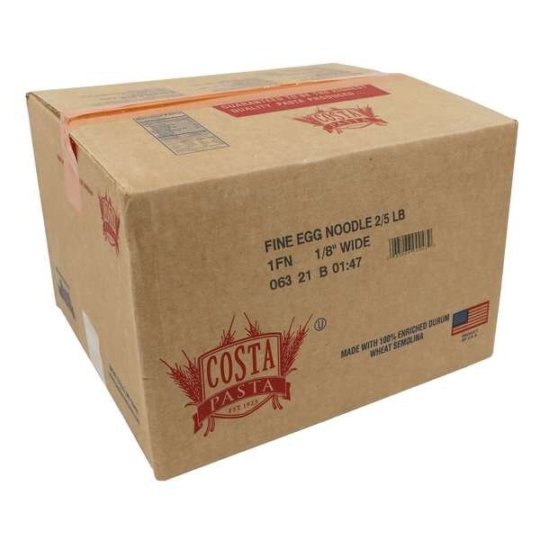 Costa Fine 1/8 Wide Egg Noodle 5lbs, PK2, Costa, Mfr#: 1FN