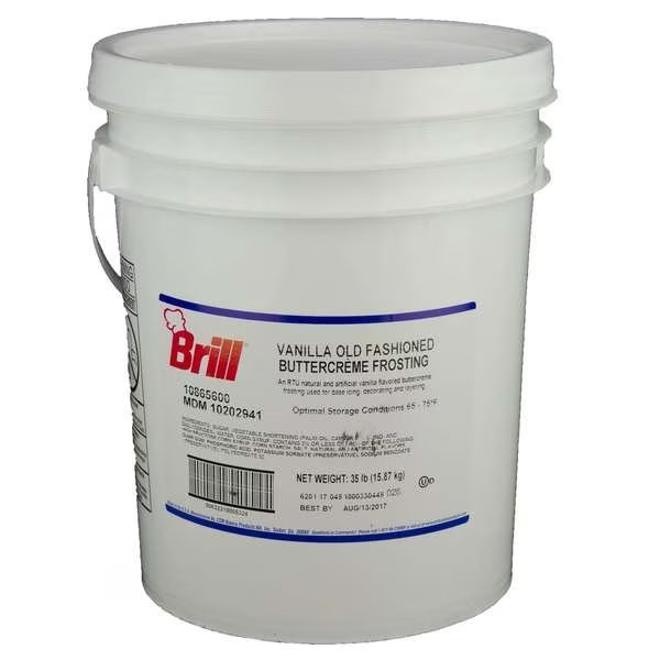 Icing Old Fashioned Buttercreme 35lbs, Brill, Mfr#: 10202941
