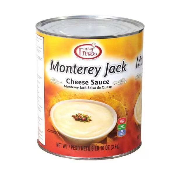 Muy Fresco Monterey Jack Cheese Sauce (AE) #10 Can, PK6, Muy Fresco, Mfr#: 34572