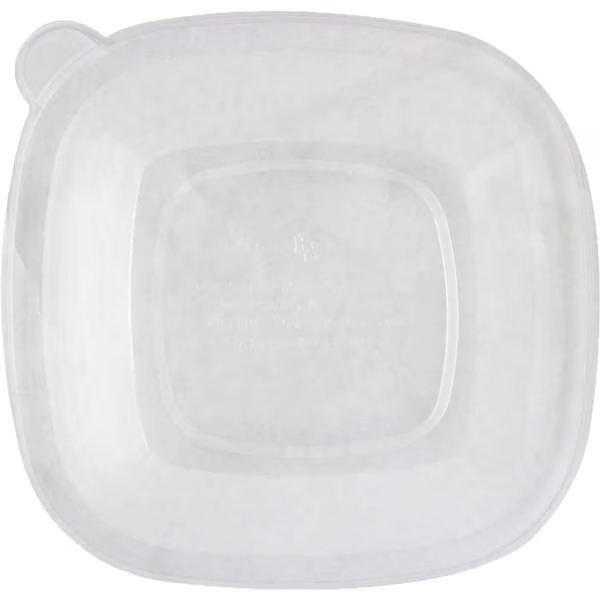 World Centric Ingeo Compostable Square Bowl Lid, PK200, World Centric, Mfr#: BQL-CS-24