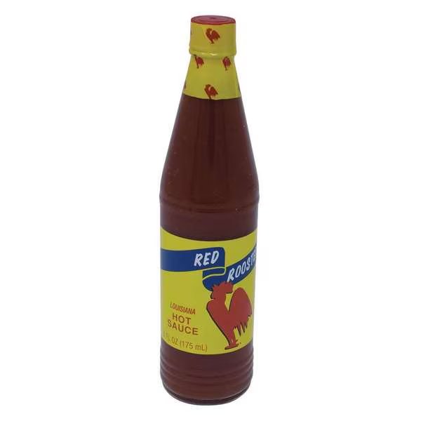 Red Rooster Hot Sauce 6 fl. oz., PK24, Louisiana Hot Sauce, Mfr#: 400015700