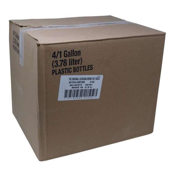 Louisiana Hot Sauce 1 gal. Jug, PK4, Louisiana Hot Sauce, Mfr#: 400015695