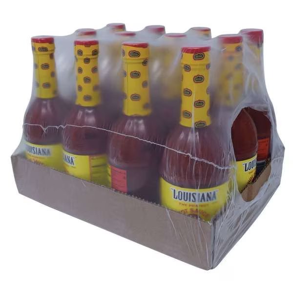 Louisiana Hot Sauce 12 fl. oz., PK12, Louisiana Hot Sauce, Mfr#: 400015683