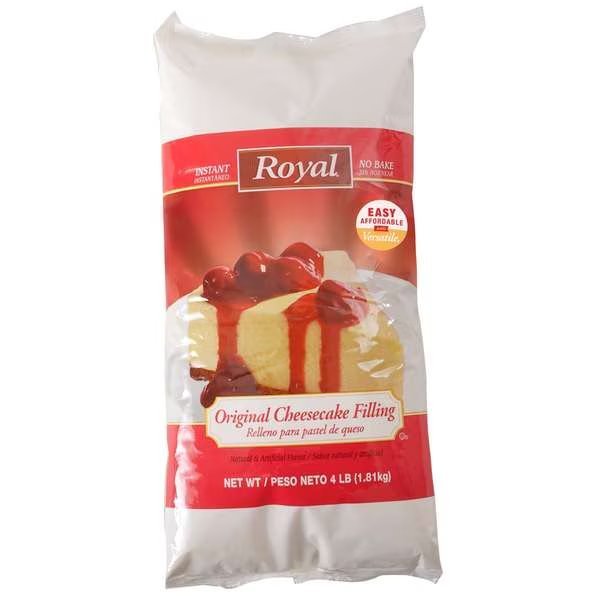 Royal Original Instant Cheesecake Filling Bag - 4lbs, PK6, Royal, Mfr#: 48802