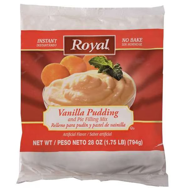 Royal Instant Vanilla Pudding And Pie Filling Mix 28 oz., PK12, Royal, Mfr#: 48520