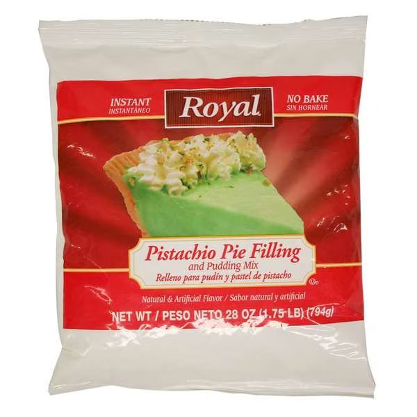 Royal Instant Pistachio Pudding Mix 28 oz., PK12, Royal, Mfr#: 48524