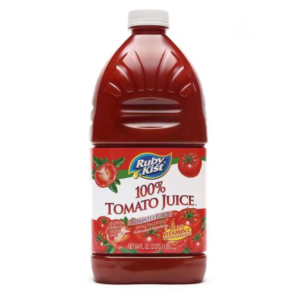 Ruby Kist Tomato Juice 64 fl. oz., PK8, Ruby Kist, Mfr#: 5330864RK