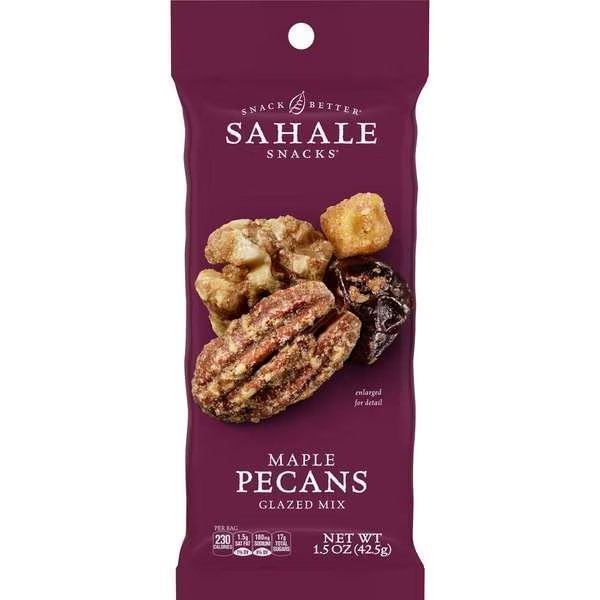 Sahale 1.5 oz. Maple Pecans Glazed Mix, PK18, Sahale Snacks, Mfr#: 9386900018