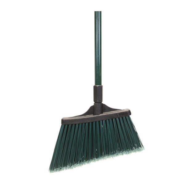O-Cedar Commercial Maxisweep Angle Green Broom, PK4, O-Cedar, Mfr#: 91360