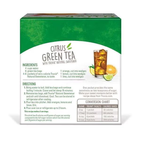 Truvia Stevia Sweetner Packet, PK840, Truvia, Mfr#: 110027178