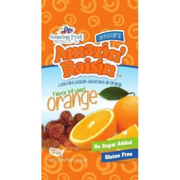 Raisin Orange 1.3 oz., PK250, Amazin Raisin, Mfr#: AA02A0A3E0