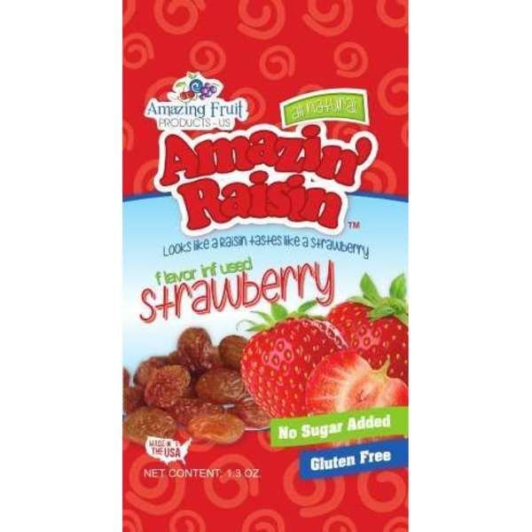 Raisin Strawberry 1.3 oz., PK250, Amazin Raisin, Mfr#: AA03A0A3E0