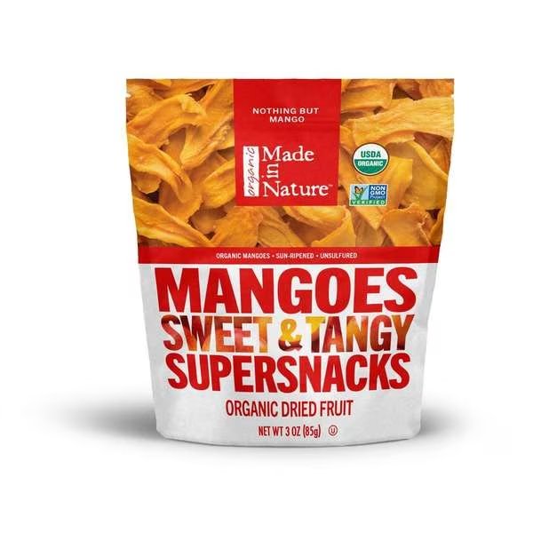 Made In Nature Dried Mango 3 oz., PK6, Made In Nature, Mfr#: 50110